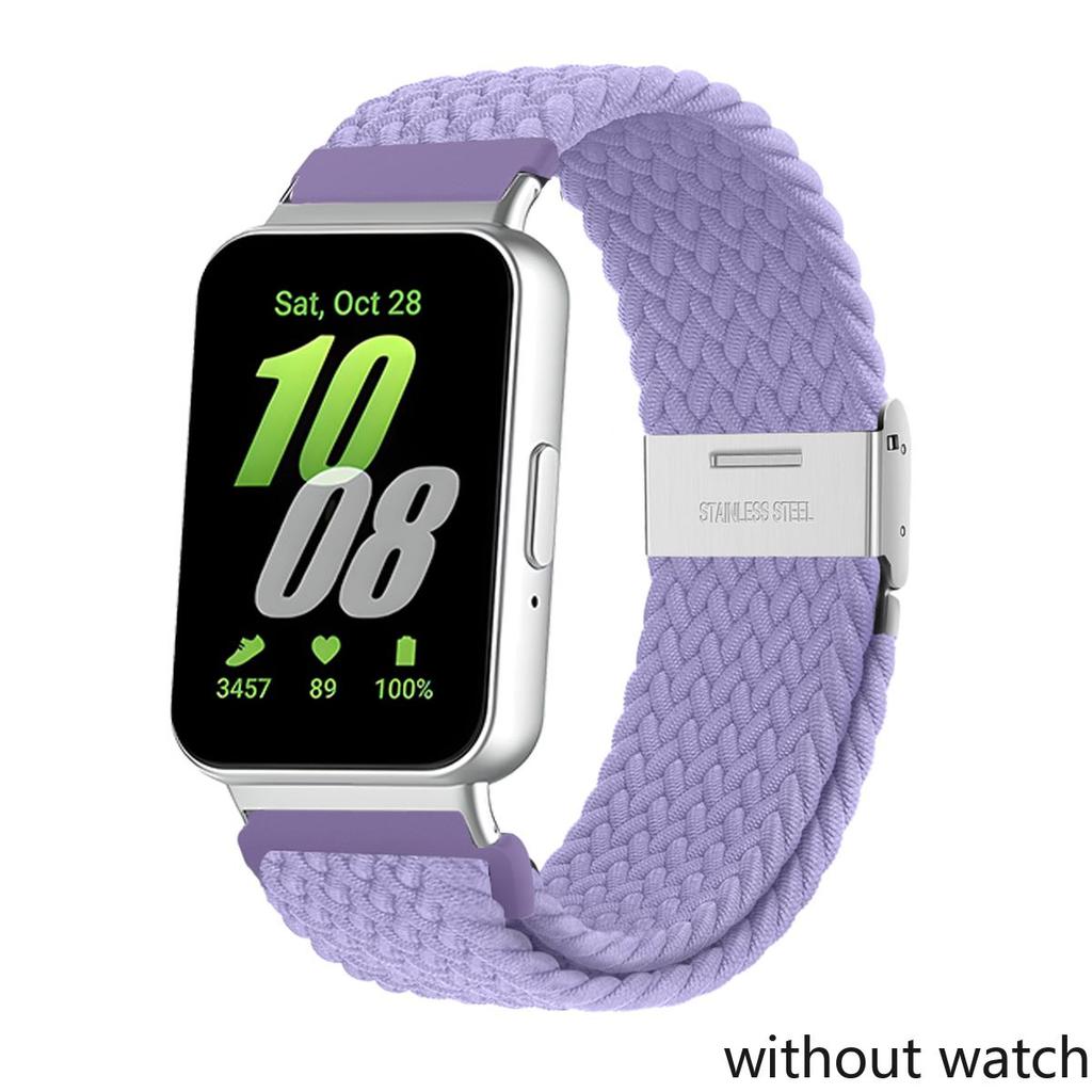 Braided Bands for Samsung Galaxy Fit 3 Sports Strap Adjustable Replacement Correa Nylon Bracelet for Samsung Galaxy Fit3 Band
