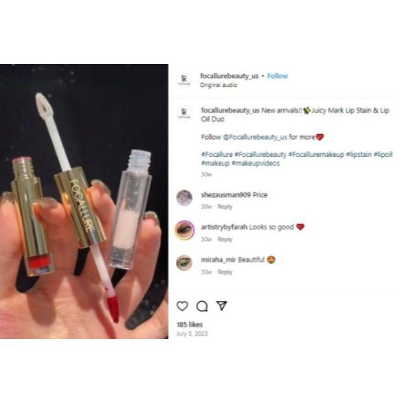 FOCALLURE - Juicy Lip Oil Duo - 3 Colors