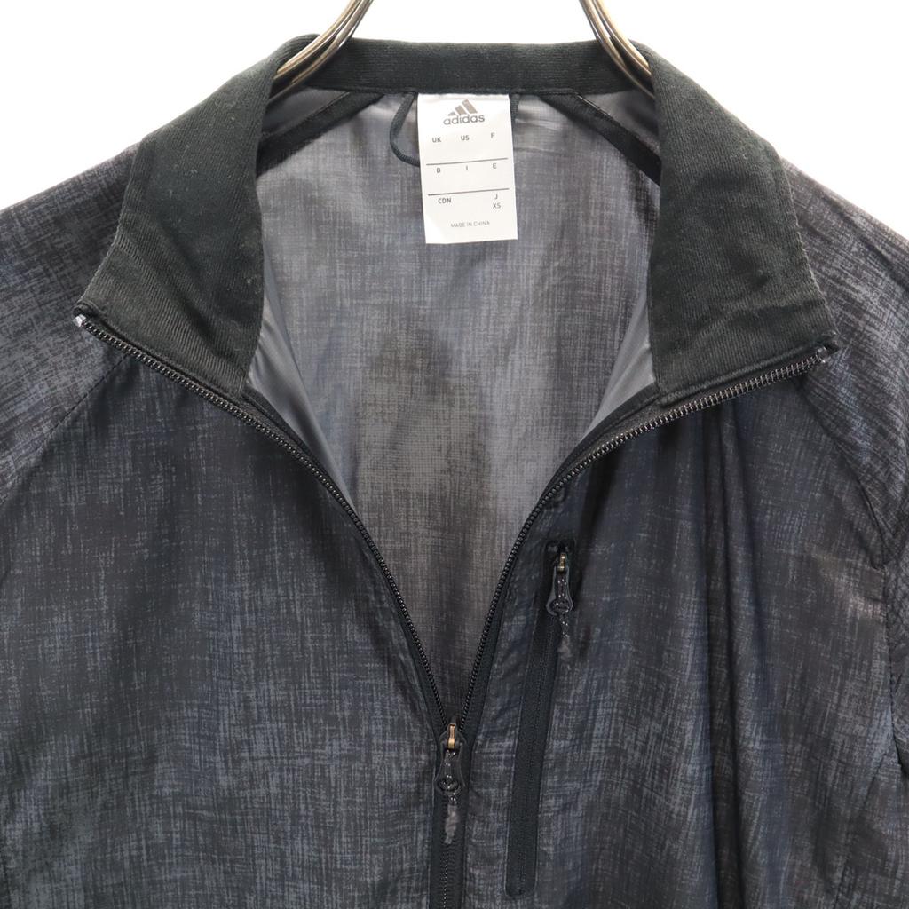 Adidas Windbreaker XS Charcoal Gray Jacket Men's Used