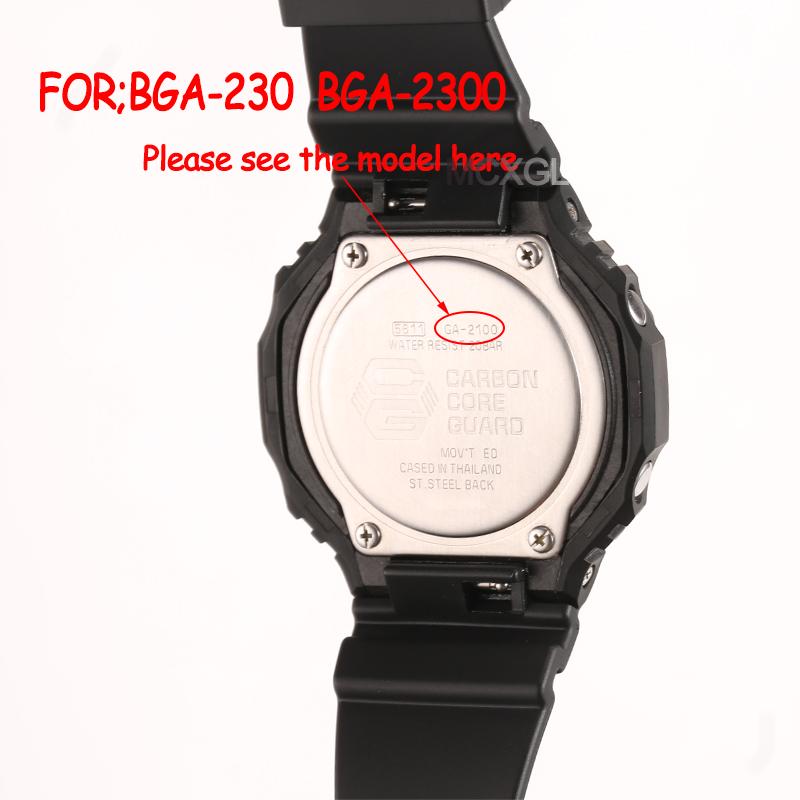 BGA-2300 Watch Strap For Casio Baby-g BGA-230 Sport Waterproof Watchband BGA230 Bracelet Accessories