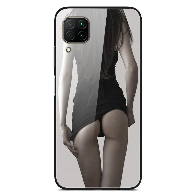 Luxury Cover Case for Huawei P40 Lite Tempered Glass Cover for Huawei P40 Lite E Phone Case for Huawei P 40 Lite Coque P40Lite E