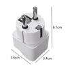AVANC Universal Electrical Adapter Plug UK US EU AU To EU Travel Converter 250V 10A