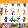 Holen Sie sich das beste Roblox Rainbow Friends Figurenspielzeugmodell für den Geburtstagskuchen Ihrer Kinder 8/12 Stück