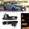 2Pcs Car Side Marker Mirror Light LED Sequential Dynamic Amber Turn Signal Indicator Lights For Toyota Highlander XU70 2020-2021