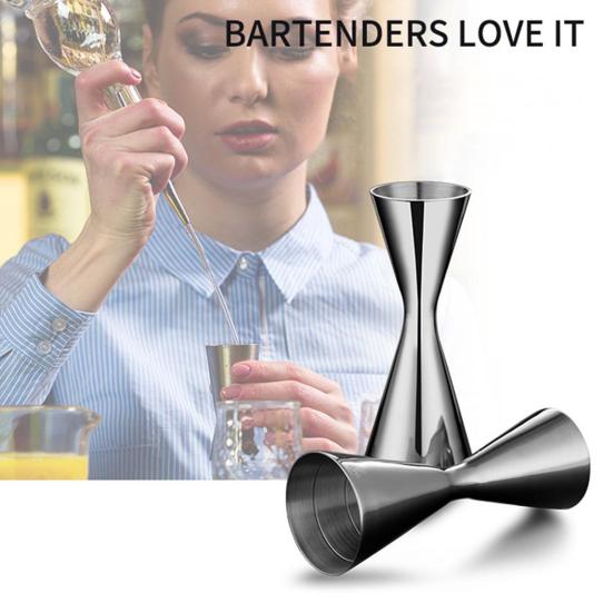45ML/60ML Cocktail Jigger Smooth Surface Japanese Style Small Size Double Measure Cup Cocktail Jigger for Party