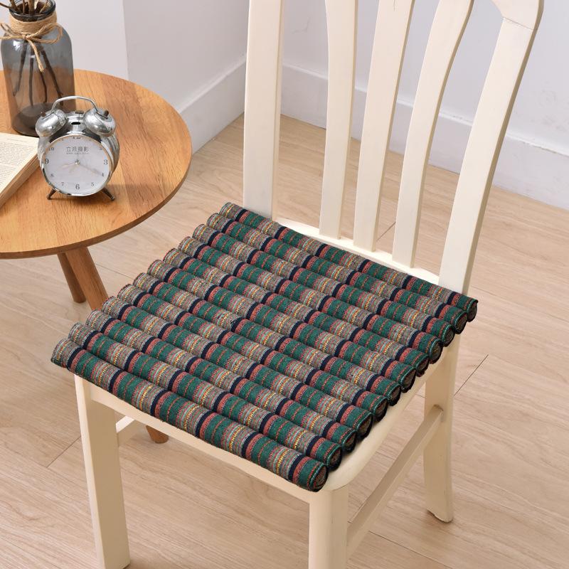 Хлопково-льняная грубая ткань, подушка для обеденного стула, 40*40 см, чехол для сиденья, аксессуары для дома number 1