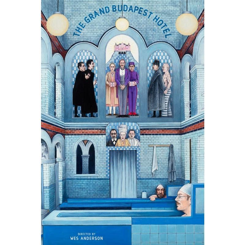 Grand Budapest Hotel Vintage Klassischer Film HD Druck Poster Modular Pinke Kunst Bild Leinwand Malerei Nordisches Schlafzimmer Heimdekor