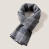 JIUMU Men's Pure Wool Thickened Winter Scarf