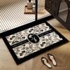 Diatom Mud Bathroom Mat - Absorbent, Quick-Drying, Non-Slip, Easy Clean & Dirt Resistant Foot Mat for Toilet & Door.