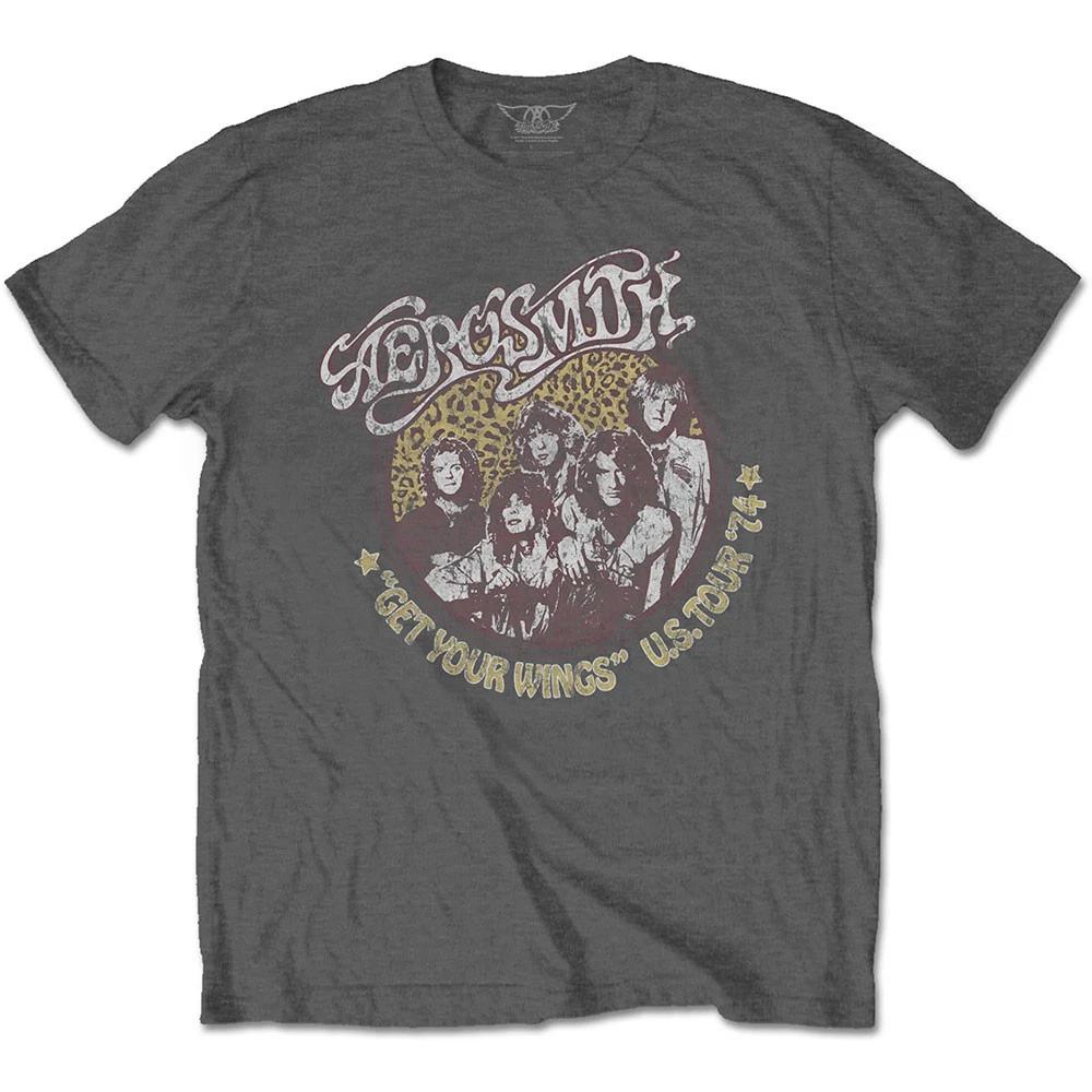 Aerosmith Cheetah Print Licensed TShirt Unisexs L