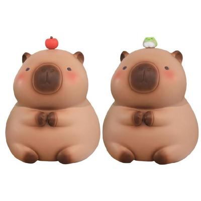 Capybara Spaarpotjes, Sterk Plastic Geldpot voor Kinderen, Geweldig om de Waarde van Geld te Leren, Klaar als Verjaardagscadeau