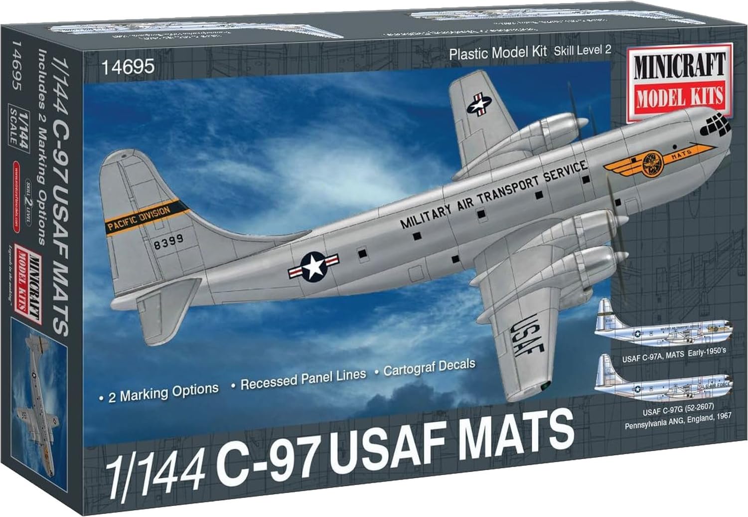

Minecraft US Air Force MATS Plastic Model 1/144 C-97