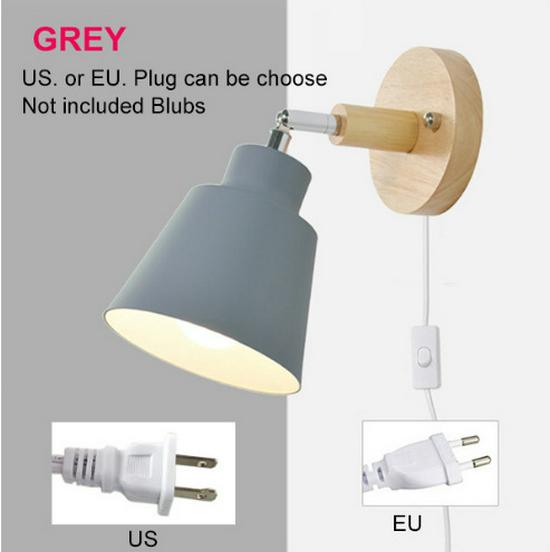 Nordic Creative Solid Wood Wall Lamp for Bedrooms, Hallways, and Children's Rooms