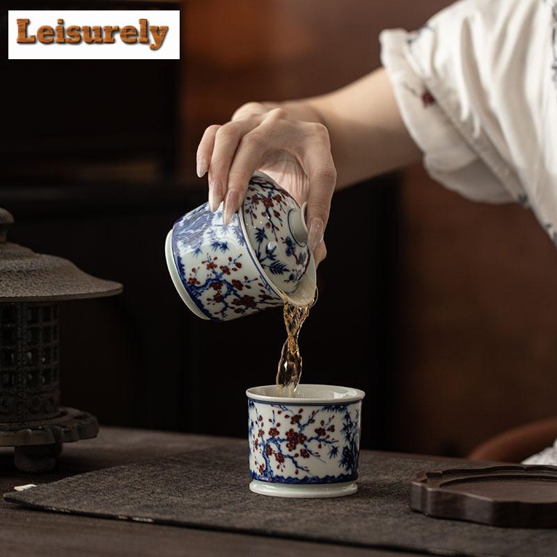 Pine Bamboo Plum Tea Set Complete Set Zen Tea Ceremony Set Tea Soaking Teapot And Tea Cup Set Chinese Tea Set Decoration Craft