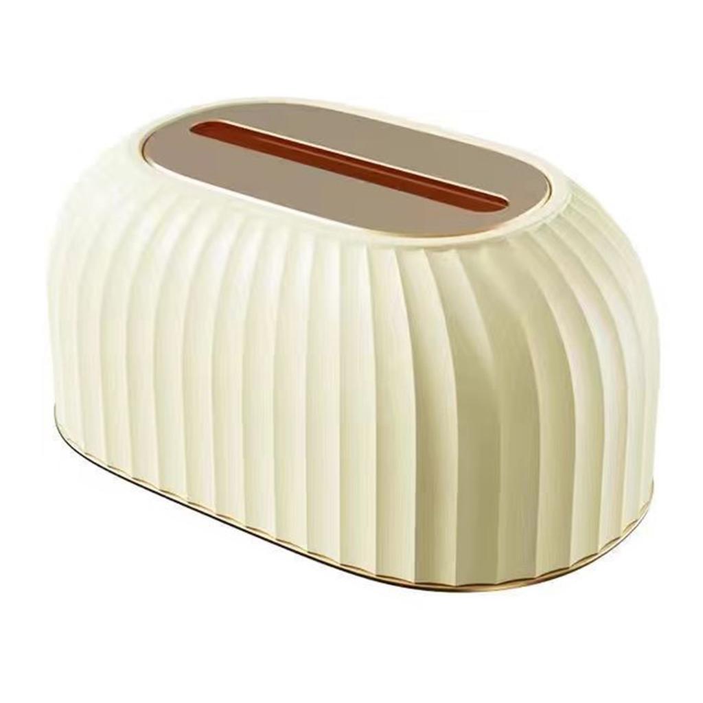 Nordic Style Tissue Storage Box Dispenser With Spring Lifting Napkin Paper Holder Large Capacity Napkin Storage Case Organizer