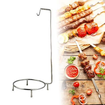 Kebabs Hanger Stand Grilling Skewers Kabob Stick Barbecue Rack BBQ Skewer for Oven Grill