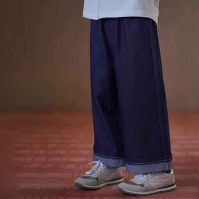 Hacikis Lässige Jeans für Kinder, locker, gerade geschnitten (Jungen Mädchen)