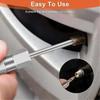 2pcs Valve Core Removal Tool Set, Screwdriver Valve Stem Core Remover, Tire Valve Tool for Schrader Valve Cores