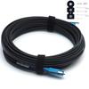 LEOLEOS 10m Outdoor Fiber Optic Cable, Low Friction and Wear Resistant, for Optical Modems, ONUs, Optical Line Termination Devices, and FTTH Networks,