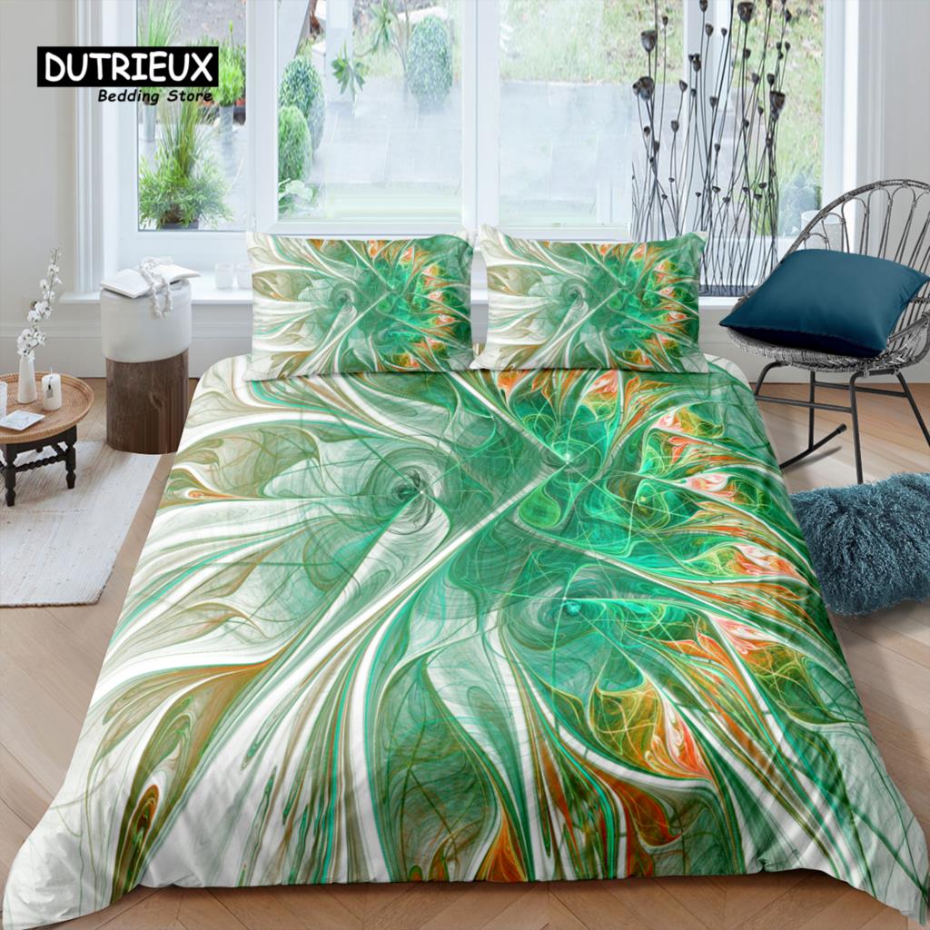 Home Living Luxury 3D Gold Flowers Bedding Set Abstract Duvet Cover Pillowcase Queen and King EU/US/AU/UK Size Comforter Bedding