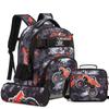 3PCS Creative Fashion Schoolbag Cute School Backpack Kids Waterproof Cartoon Pattern Unicorn Dinosaur School Bags For Girl Boy