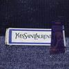 YVES SAINT LAURENT 90s Old Wool Logo embroidery Long sleeve sweater knit Women Used