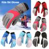 Non-slip Windproof Long-sleeved Mittens Children Ski Gloves Thick Warm Sports Riding Gloves