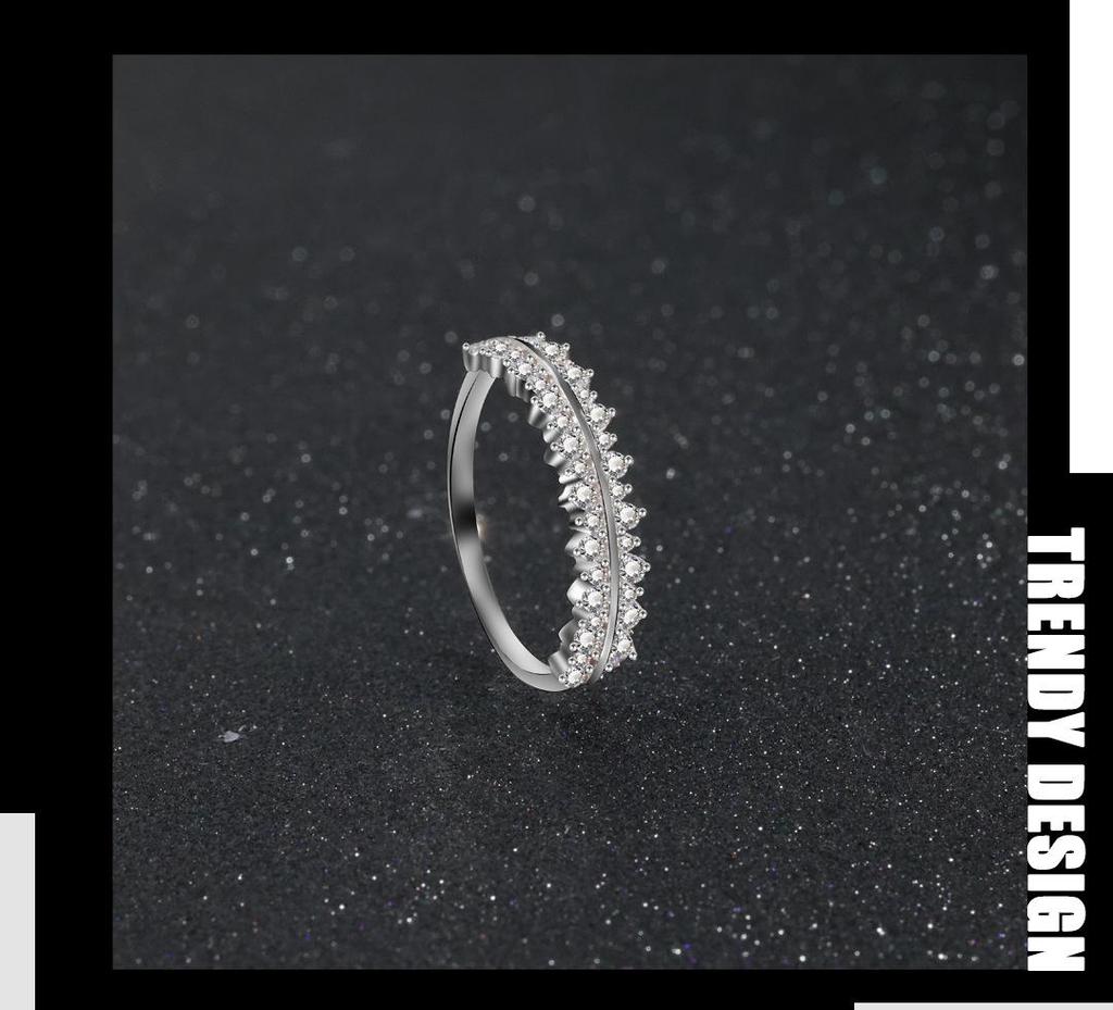 European & American Fashion S925 Sterling Silver Retro Ring - Women's Hot-Selling Style