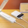 LED Desk Lamp Multifunctional Foldable Reading Book Light 3 Light Colors Rechargeable Portable Lighting for Study or Official