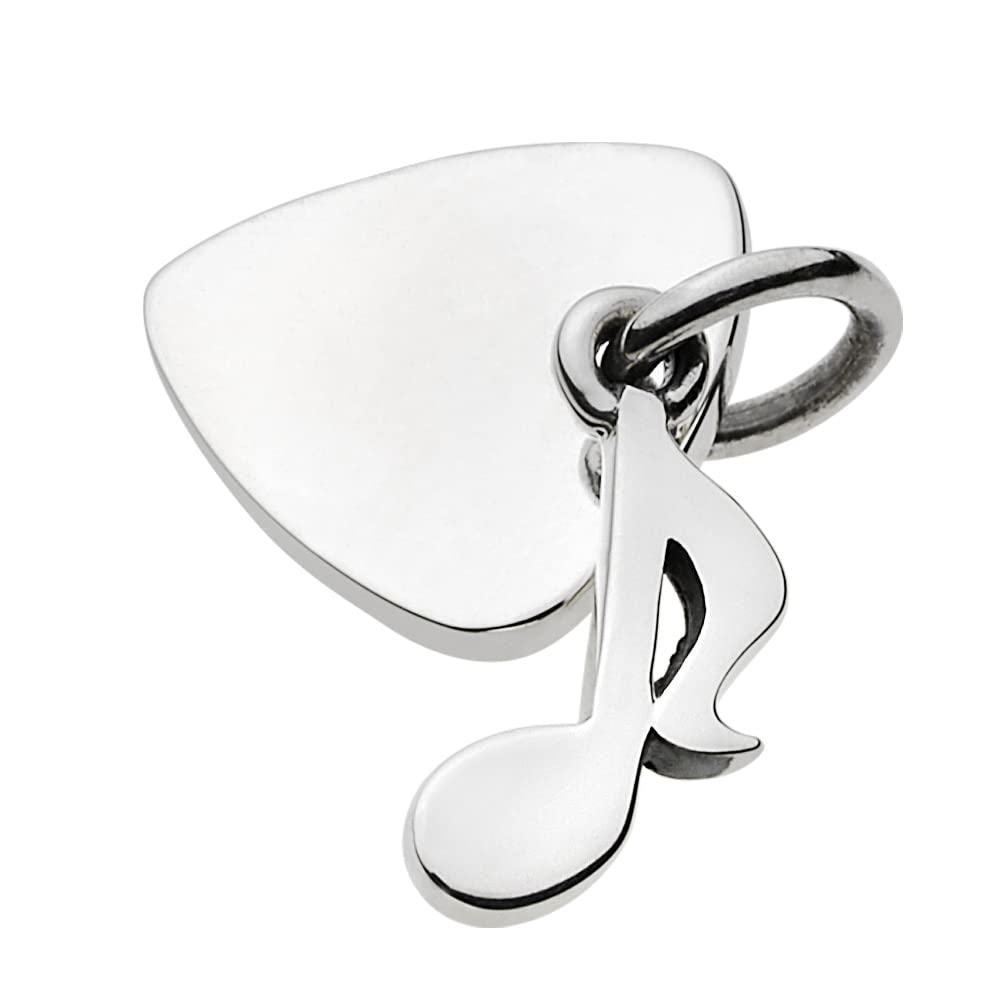 Music Pick Simple Pendant fp0311 [FIGMART] [Silver Accessory]