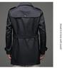 2025 Spring/Autumn High-End Casual Windbreaker: Light Business Lapel Jacket with Patch Pockets for Youth & Middle-Aged Men