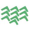 10 PCS Tennis Court Line Boundary Markers Right Angle Plane Landmark Court Marker for Football Badminton Green