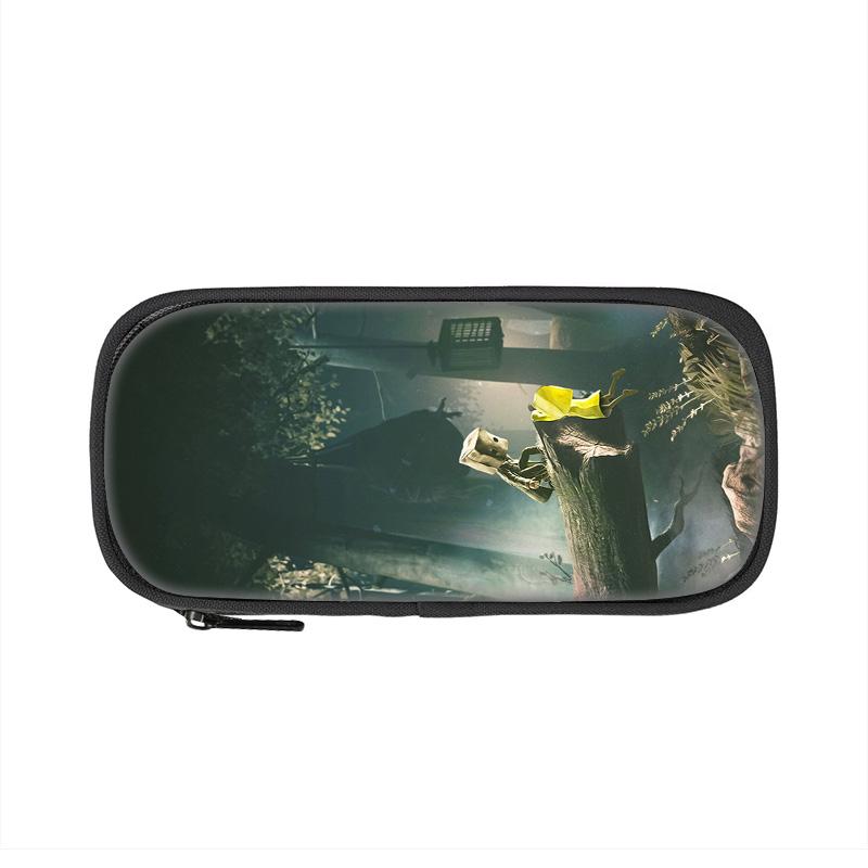 Little Nightmares Pencil Case, Large Capacity, Lightweight, Cartoon Print, New School Style for Male and Female Students