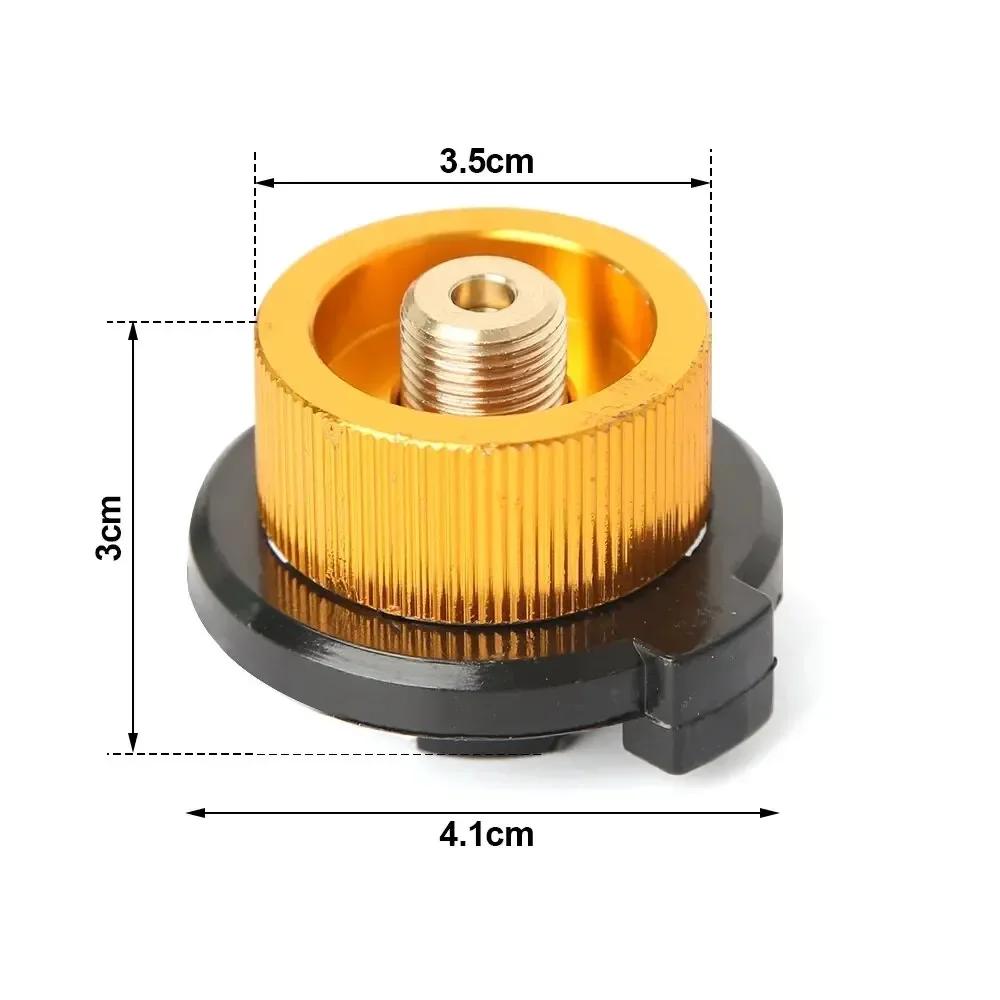 3 Pieces Camping Gas Stove Adapter Camping Stove Butane Adapter Split Type Furnace Converter Connector Camping Equipment