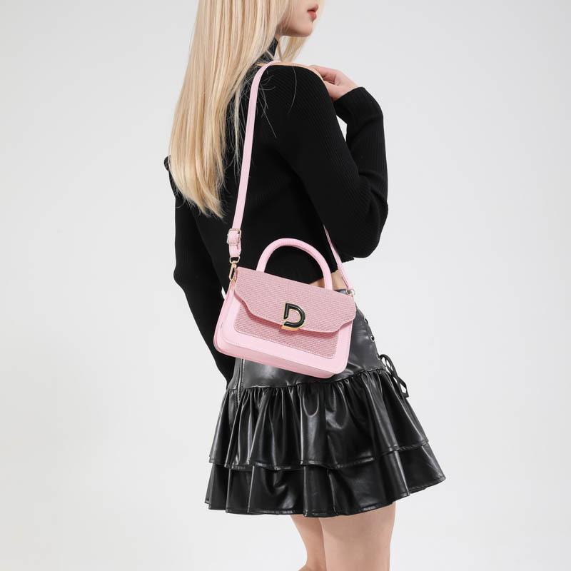 Letter Bag Women's High-end Texture 2025 Summer New Retro European and American Fashion Single Shoulder Oblique Span Bag