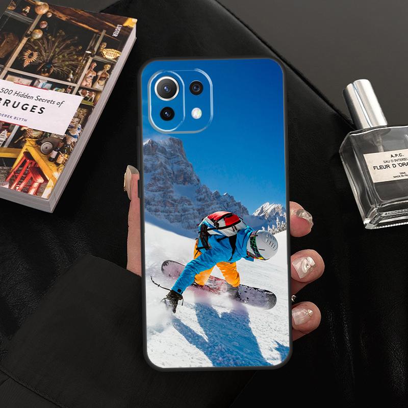 Sports Snowboarding Case For Xiaomi 11T 12T 13T 14T Pro 13 14 15 Ultra POCO X7 Pro X3 X5 X6 F5 F6 M6 Pro Cover