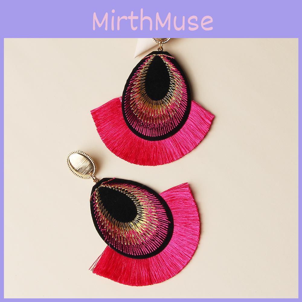 Unique Feather Ear Accessories With Embroidery For Womens Party Travel And Festive Events