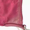 Prada Triangle Logo Triangle Logo Plate Crossbody Bag Shoulder Bag Nylon Pink