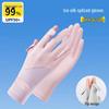 Women's Ice Silk UV Protection Driving Gloves: Non-Slip, Touchscreen, Thin, Perfect for Summer Cycling & Riding