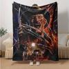 1pc Halloween Horror Freddy Krueger Print Blanket Home Decor, Couch Throw, Outdoor Blanket .W040