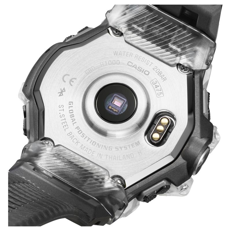 Casio G-SHOCKG-SQUAD Series Rate Monitoring GPS Smart Sensor LED Light Multifunctional Shockproof Bluetooth Connection Quartz Movement GBD-H1000-1A9PR