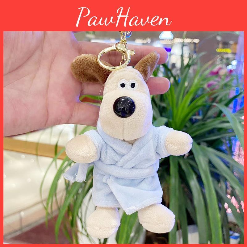 Colorful And Stylish Plush Dog Keychain Doll Ideal For Birthday Party Favors