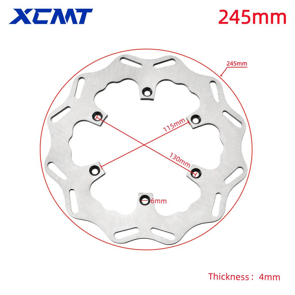 Motorcycle 245mm Rear 270mm Front Brake Disc Rotor For Yamaha YZ125 YZ250 YZ250F YZ426F YZ450F YZ250X WR125 WR250 WR250F WR450F