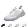 Women's Lightweight Knit Mesh Sneakers Round Toe Soft Sole Casual Athletic Shoes Breathable Flexible Walking Footwear