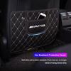 Auto Leder Rücksitz Rückenlehne Schutzhülle Sitz Anti-Tritt-Matte Reifenventilkappe Für Mercedes Benz AMG W204 W205 W203 W211 W212 W213 W201