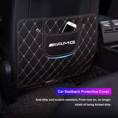 Auto Leder Rücksitz Rückenlehne Schutzhülle Sitz Anti-Tritt-Matte Reifenventilkappe Für Mercedes Benz AMG W204 W205 W203 W211 W212 W213 W201