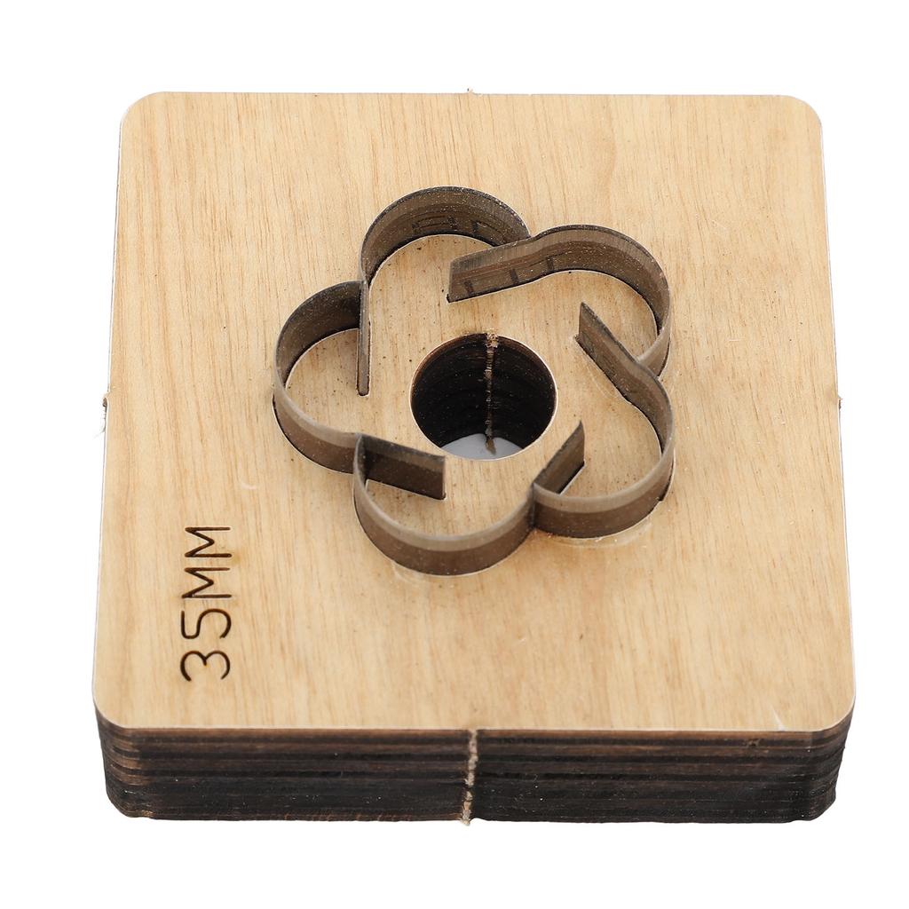 Matriță de Tăiat Piele Matriță de Tăiat Piele Șablon Pandantiv Hortensie Matriță pentru Piele DIY Lucrată Manual