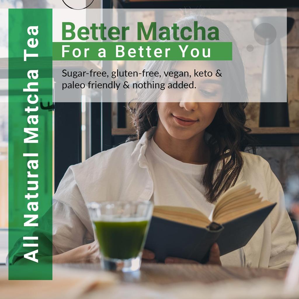 Matcha Moon Kyoto Uji Organic Ceremonial Grade Japanese Matcha Powder, 30g