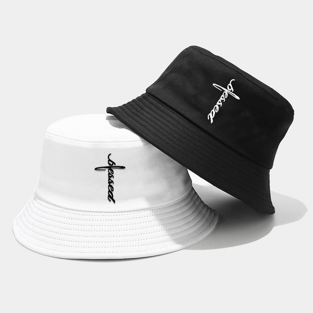 Fashion Fisherman Hat Summer Travel Beach Hat Sun Protection Outdoor Hat Printed Trendy Head Decoration