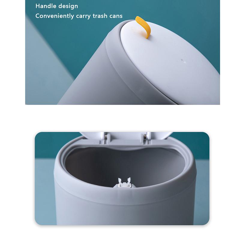 Mini Waste Bin Desktop Office Trash Can Home Garbage Basket Table Plastic Organizer Office Supplies Dustbins Sundries Barrel Box